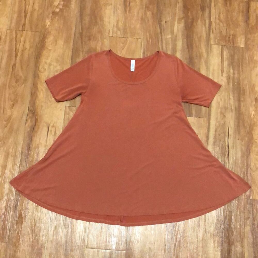 LuLaRoe Pumpkin Orange Fall Color Perfect T Size XS